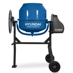 HYUNDAI betonmolen 160 liter - Cementmolen 800W - Betonmixer & betonwagen - krachtig en robuust