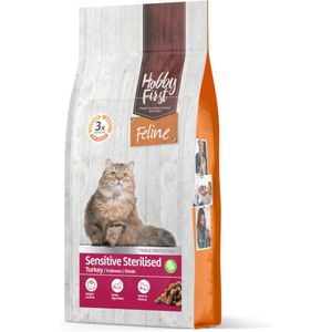 Hobby First Feline kattenvoer Sensitive Sterilised 1,5 kg - Kat