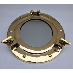 Denza - messing scheeps luik patrijspoort diameter 20 cm - scheepsvaart - zeeman -