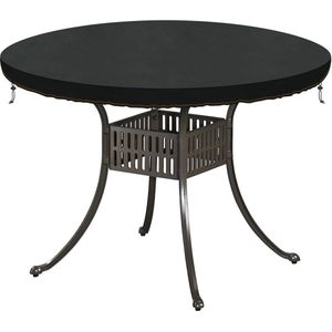 NORDIVAR® - Waterdichte Afdekhoes voor Tuintafel – Beschermende Tafelzeil – Rond en Weerbestendig – Diameter 105cm x 10cm