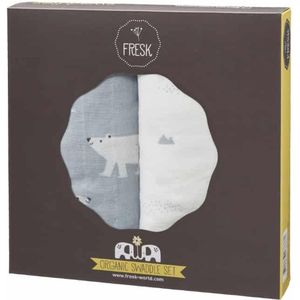 Fresk muslin swaddles large Polar bear