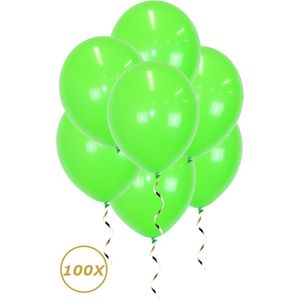 Groene Helium Ballonnen Versiering Verjaardag Versiering Feest Versiering Jungle Ballon Licht groen Decoratie 100 Stuks