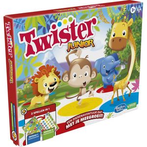 Hasbro Gaming Twister Junior - Speelplezier voor kleintjes vanaf 3 jaar!