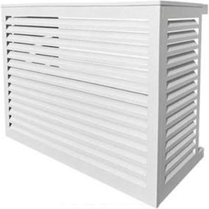 Alixo - Airco Omkasting Buitenunit - Warmtepomp Omkasting - Large 114x71x96cm - Gelakt Aluminium - Geluidsdempende werking