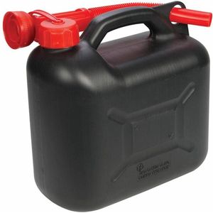 Silverline Plastic Brandstof Jerrycan - 5 liter - Zwart