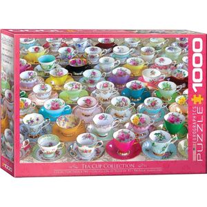 Eurographics puzzel Tea Cups Collection - 1000 stukjes