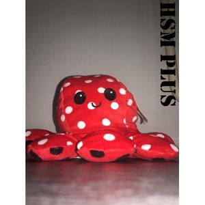 Octopus Full Rood met wit en zwarte stippen