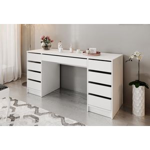 Meubella - Kaptafel Arco 2 - Wit - 154 cm