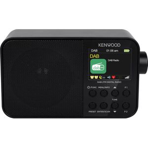 Kenwood CR-M30DAB DAB+ Radio - Interne accu - Zwart