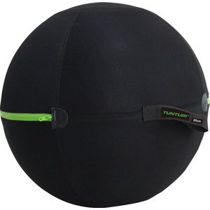 Tunturi Fitnessbalhoes 65cm met groene rits