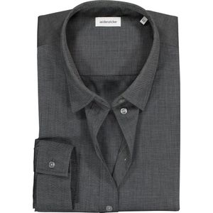 Seidensticker dames blouse regular fit - grijs - Maat: 44