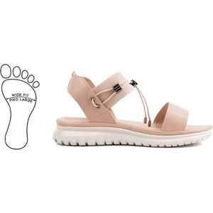 H - Modele Lou - Verstelbare brede voet sandalen
