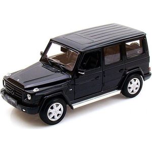 Welly Modelauto - Mercedes Benz G-Klasse SUV - Zwart - 19 cm - 1:24