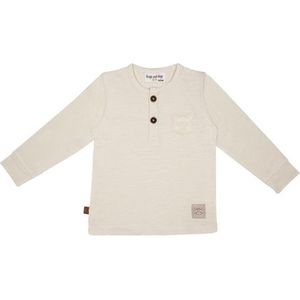 Frogs and Dogs - Raccoon LS Shirt - Wasbeer - Maat 104 - Beige