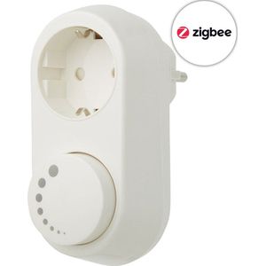 EcoDim Zigbee stekkerdimmer voor led - Stopcontact dimmer, 0-100W LED - Niet geschikt voor Belgische stopcontacten - Wit