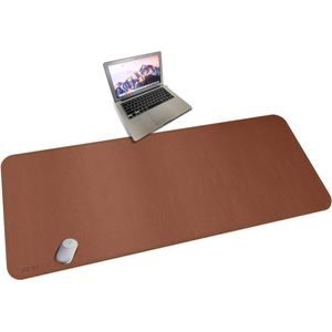 150x70cm Lederen Bureaubeschermer - Waterdicht Bureau Blotterpad - Verlengde Antislip Rechthoekige Laptop - Toetsenbord Muismat Desk Mat