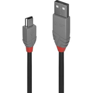 Cable Micro USB LINDY 36725 5 m Black