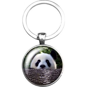 Sleutelhanger Glas - Panda