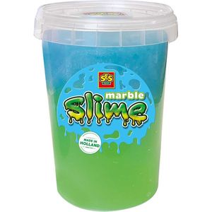 SES - Marble slime - Groen en blauw slijm - goed uitwasbaar