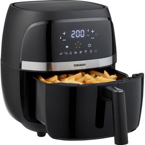 Tomado TAF3202B - Airfryer - Heteluchtfriteuse - 3,2 liter inhoud – 8 automatische programma’s - Digitaal display - 500 gr friet – Zwart