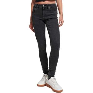 Superdry Vintage Mid Rise Skinny Jeans Zwart 26 / 30 Vrouw