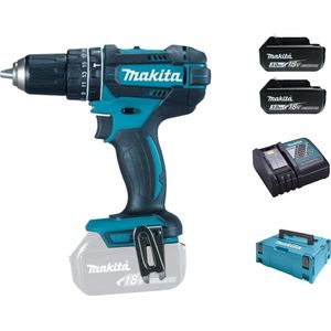 Makita DHP482RFWJ 18V Li-Ion accuboormachine met klopfunctie (2x 3.0Ah accu)