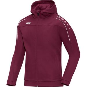 Jako - Hooded Jacket Classico Junior - Jas met kap Classico - 152 - Rood