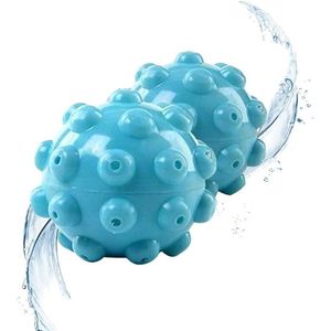 Herbruikbare blauwe wasdroger ballen voor anti-wikkels reiniging van de droger en wasmachine