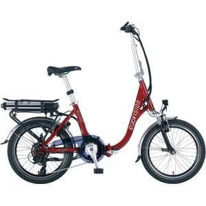 E-VISION MATISSE 20 INCH FOLDABLE 7 SPEED RED
