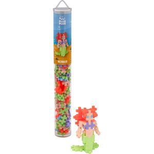 Plus-Plus Tube zeemeermin 100 delige bouwset - 4103 - Bouwspeelgoed - Constructiespeelgoed - Set met bouwstenen - Vanaf 5 jaar