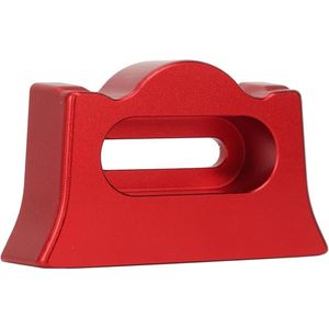 Achterklepbegrenzer voor Wrangler JL JLU 2018-2023 - Geanodiseerde vervangende accessoires - Kruisgroef schroefgat ontwerp - Bumper achterdeur stopper begrenzer (rood) .