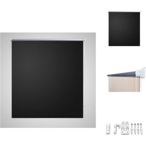 vidaXL Verduisterende Rolgordijnen - 80 x 175 - Zilverkleurige reflecterende achterkant - Jaloezie