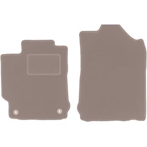 Beige voormatten voor: Toyota Camry VIII XV50 sedan (2011-2018)