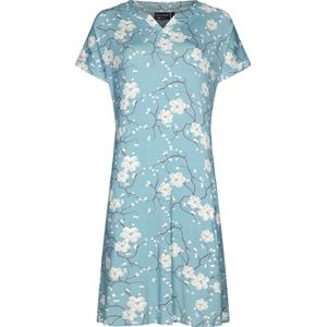 Pastunette - Tree Blossom - Dames Nachthemd - Blauw - Viscose - Maat 40