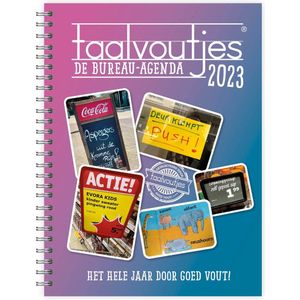 Taalvoutjes bureau-agenda 2023 - softcover - 17x23 cm