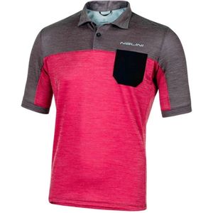Fietsshirt Nalini Men Philadelphia Rood Grijs-M