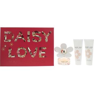 Marc Jacobs Daisy Love Gift Set 50ml Edt + 75ml Shower Gel + 75ml Body Lotion