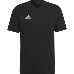 adidas - Entrada 22 Tee - Katoenen Shirt Zwart-S