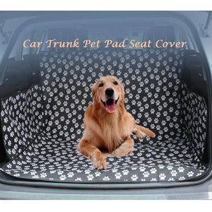 Waterdichte XXL Hondendeken voor auto - Autodeken voor je hond - Hondendeken voor je auto kofferbak - Pootjespatroon