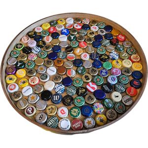 Biertafel - bierdopjes - epoxy - vaderdag - mancave