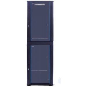 DSIT 42U compartiment serverkast met glazen voordeur - 2x20U - 600x600x2000mm (BxDxH) - serverbehuizing - serverrack