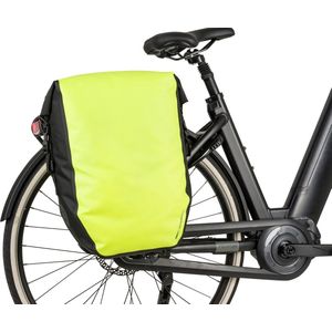 AGU - Clean Enkele Fietstas Shelter Click'nGo Large - Inhoud Liter 21 Kleur Geel - 100% Waterdicht gerecycled polyester