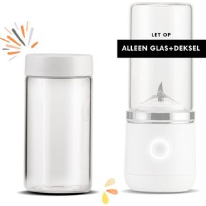 Blend In® - Los Glas voor Draagbare Blender To Go - 350ML - Wit