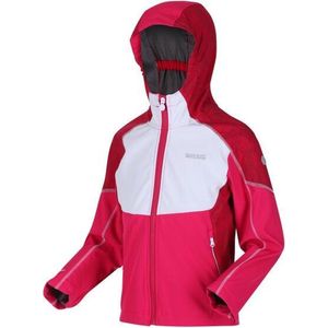 Regatta Outdoorjack Acidity Iv Meisjes Polyester Roze/wit Mt 135/140