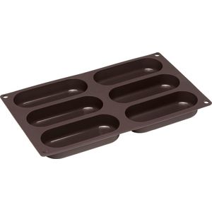 Lurch - Flexiform - Bakvorm voor 6 hotdog broodjes - Silicone - 30x17.5cm