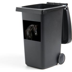 Container sticker Paard - Dier - Zwart - 40x40 cm - Kliko sticker