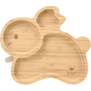 BamBam Plate Bamboo Rabbit