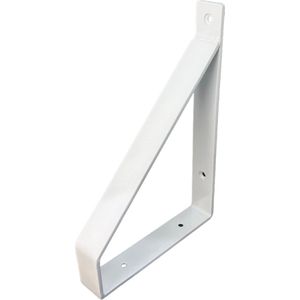 Maison DAM 1x Klassieke Wandsteun - Plankdrager – Voor een plank 15cm – Wit - incl. bevestigingsmateriaal + schroefbit