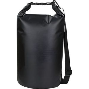 Somstyle Drybag 15 Liter - Droog Tas Waterdicht met Schouderriem - Voor Outdoor, Vakantie, Travel & Zwemmen - Zwart