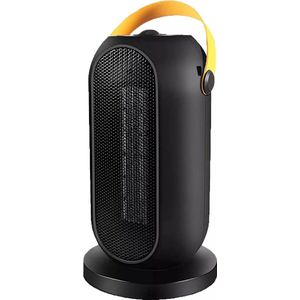 Elektrische kachel - 3 standen – Ventilatorkachel - Met omvalbeveiliging en oververhittingsbeveiliging - Draaifunctie - Zwart/1500W